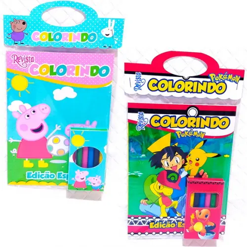 Arquivo de Corte Lote Livrinho de Colorir 3 (compre 1 Lv+10