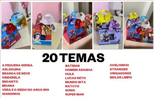 Arquivo de Corte Maletinha Confeiteiro (compre 1 Leve+10