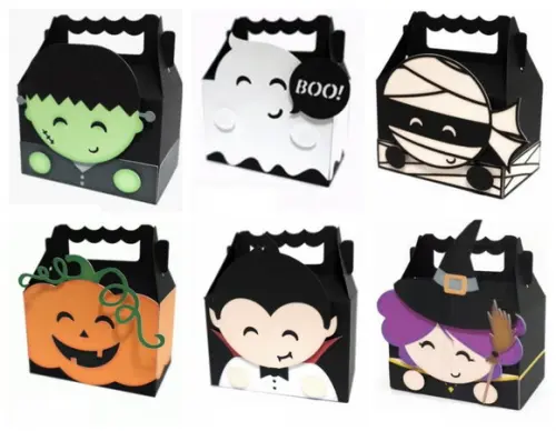 Arquivo de Corte Maletinha Halloween (compre 1 Leve +10