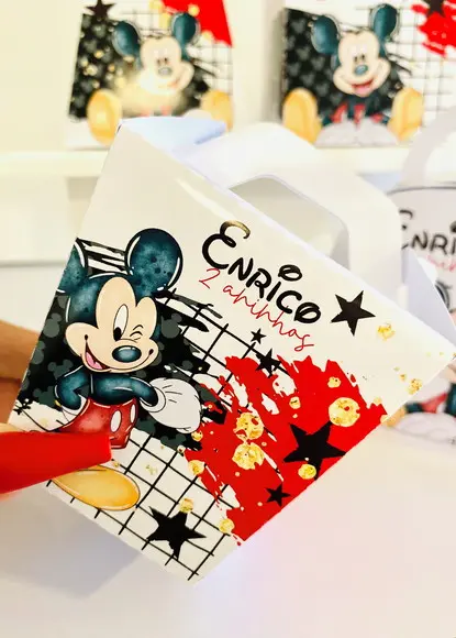 Arquivo de Corte Mickey Aquarela 25 (compre 1 Lev+11