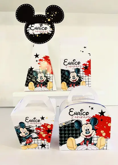 Arquivo de Corte Mickey Aquarela 25 (compre 1 Lev+11