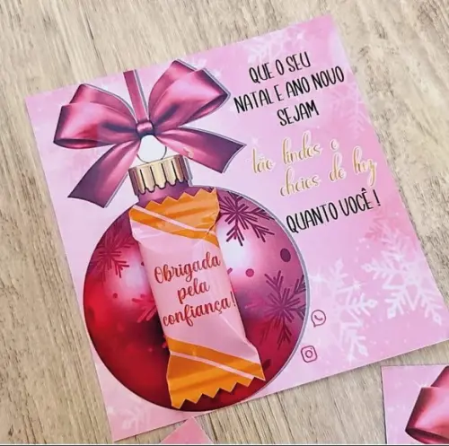Arquivo de Corte Mimos de Natal Rosê Gold (compre 1 Lev+11