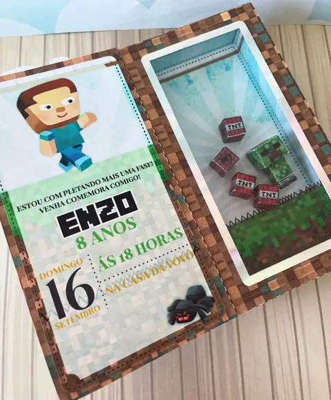 Arquivo de Corte Minecraft 24-5( Compre 1 e Lev+11
