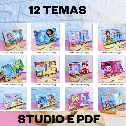 Arquivo de Corte Mini Confeiteiro 24-10 (compre 1 Leve+11