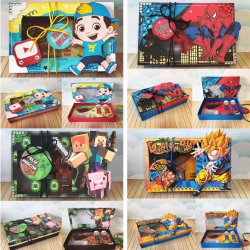 Arquivo de Corte Mini Confeiteiro Meninos 069(compre 1 Lv+10