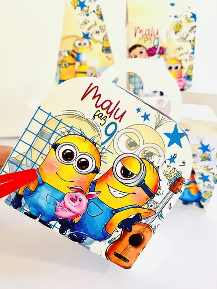 Arquivo de Corte Minions Aquarela 25 (compre 1 Lev+11