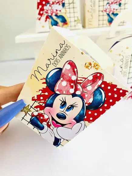 Arquivo de Corte Minnie Aquarela 25 (compre 1 Lev+11