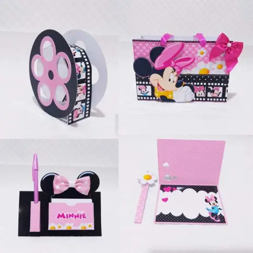Arquivo de Corte Minnie Rosa 125 ( Compre 1 e Leve+10
