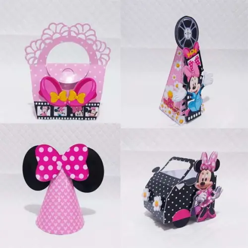 Arquivo de Corte Minnie Rosa 125 ( Compre 1 e Leve+10