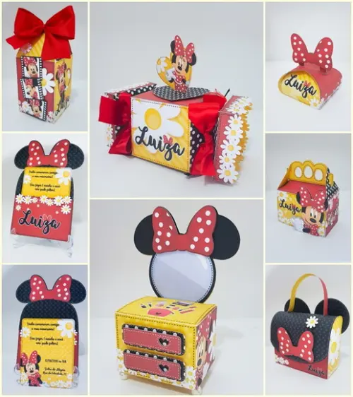 Arquivo de Corte Minnie Vermelha 15 ( Compre 1 Leve +10