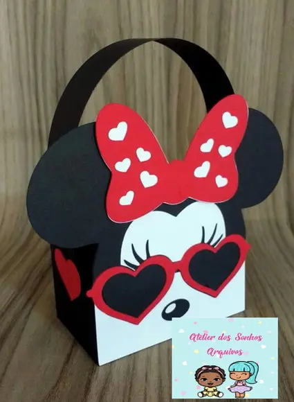 Arquivo de Corte Minnie Vermelha 22 (compre 1 Leve +10