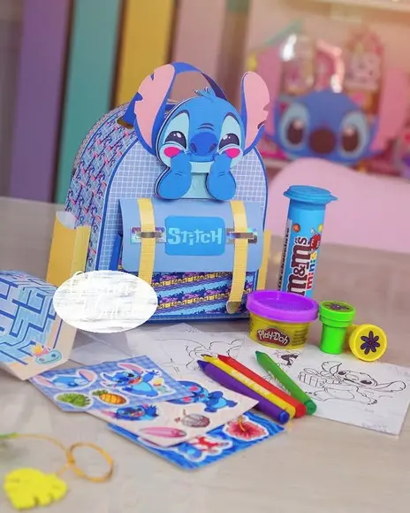 Arquivo de Corte Mochila Stitch 2 (compre 1 Lev+11