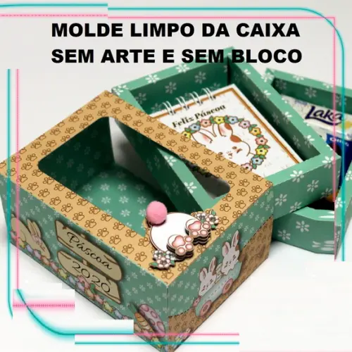 Arquivo de Corte Molde Caixa 2 Andares (compre 1 Lev+10