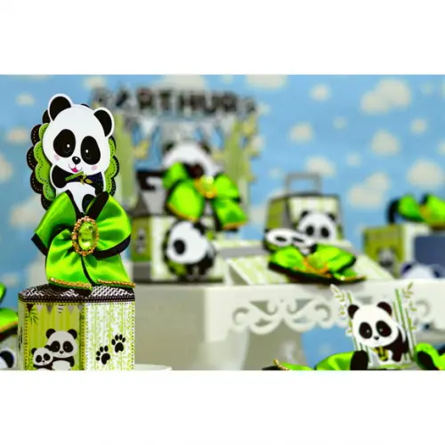 Arquivo de Corte Panda Menino 01 (compre 1 e Leve + 10