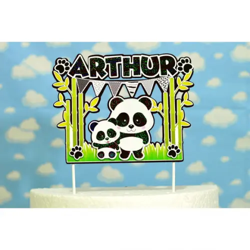 Arquivo de Corte Panda Menino 01 (compre 1 e Leve + 10