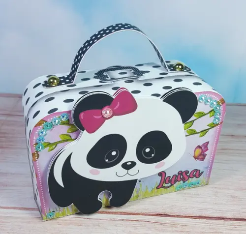 Arquivo de corte panda rosa 02 ( LEIA A DESCRIÇÃO)
