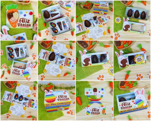 Arquivo de Corte Páscoa Pop It -4 ( Compre 1 Leve +11