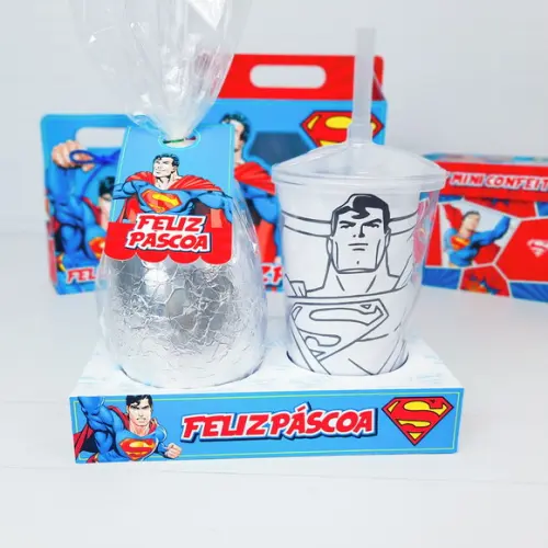 Arquivo de Corte Páscoa Superman ( Compre 1 e Leve+10