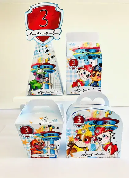 Arquivo de Corte Patrulha Canina Aquarela 25(compre 1 Lev+11