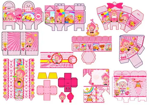 Arquivo de Corte Plim Plim Rosa (compre 1 Leve+11