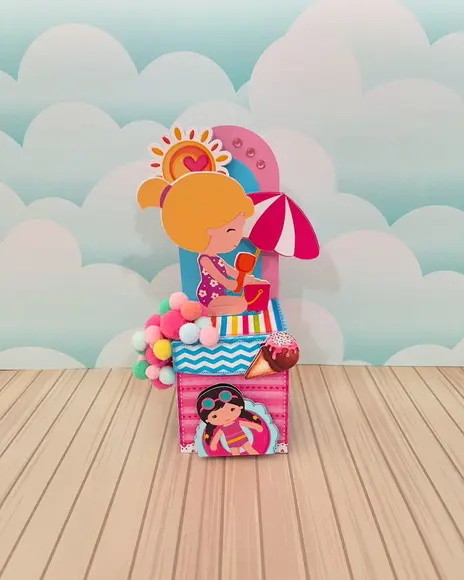 Arquivo de Corte Pool Party Menina 01 (compre 1 Leve+11