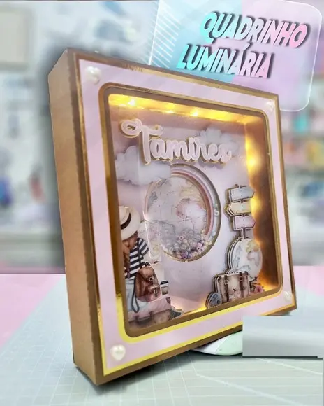 Arquivo de Corte Quadrinho Luminaria (compre 1 Leve+10