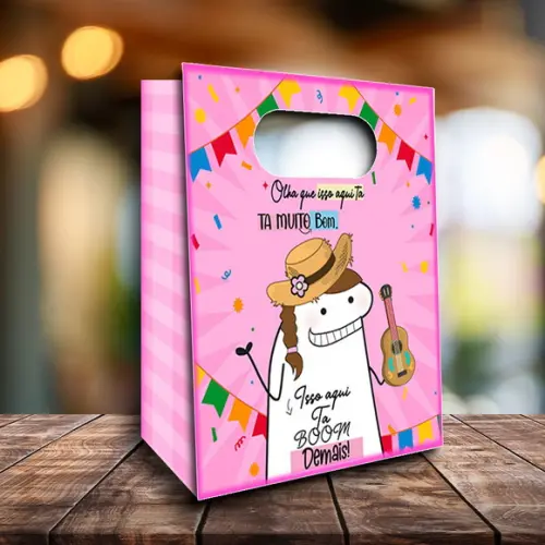 Arquivo de Corte Sacola Flork Festa Junina ( compre 1 lv+5