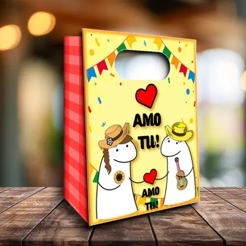 Arquivo de Corte Sacola Flork Festa Junina ( compre 1 lv+5