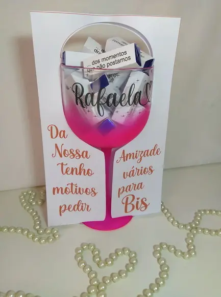 Arquivo de Corte Sacola Taça Gin ( Compre 1 Leve+5