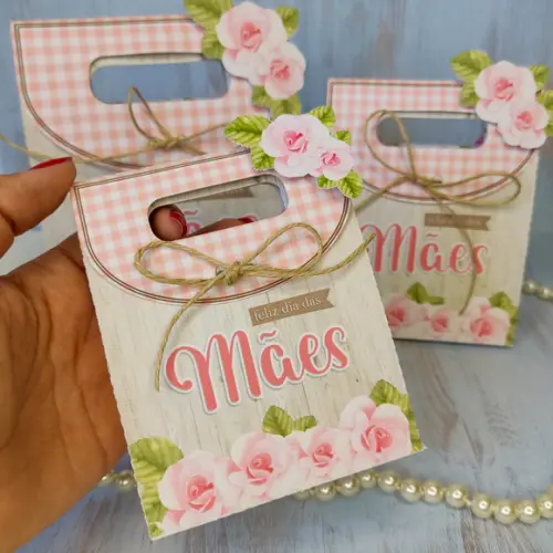 Arquivo de Corte Sacolas Dia das Mães (compre 1 e Leve+11