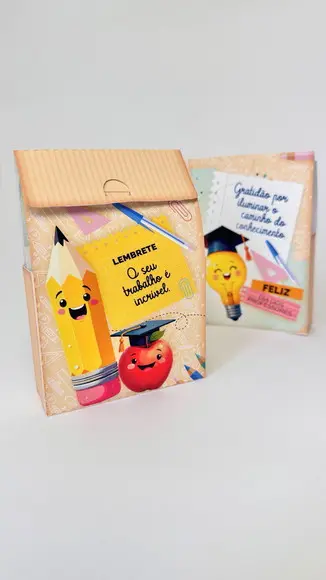 Arquivo de Corte Sacolinha Dia dos Professores(compre1 Lv+10