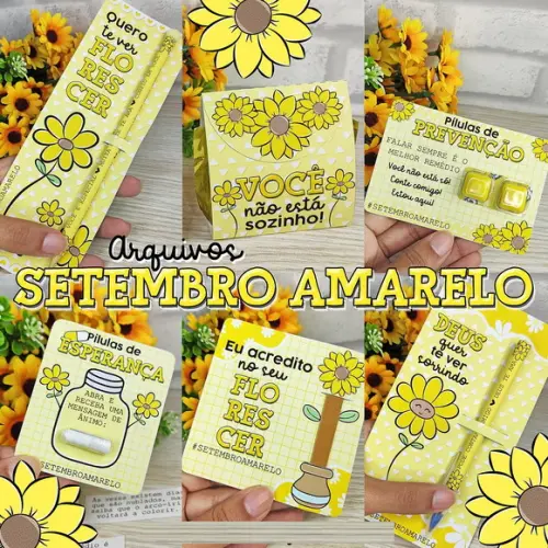 Arquivo de Corte Setembro Amarelo 4( Compre 1 e Leve + 10