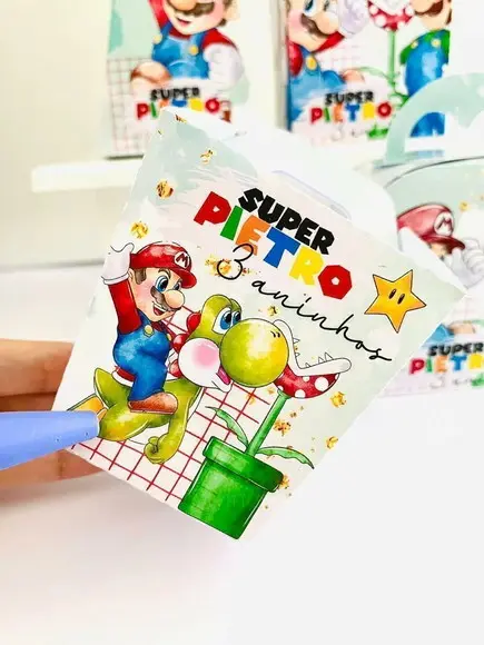 Arquivo de Corte Super Mario 25-47 (compre 1 Lev+11