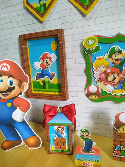 Arquivo de Corte Super Mario Bros 19 (compre 1 Leve +10