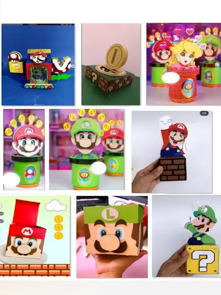 Arquivo de Corte Super Mario Bros 25-85 (compre 1 Lev+11