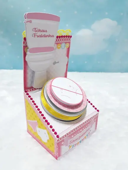 Arquivo de Corte Tchau Fraldinha Menina (compre 1 Leve+5
