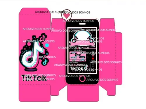 Arquivo de Corte Tik Tok 23 (compre 1 Leve+5