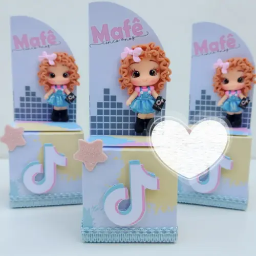 Arquivo de Corte Tik Tok Menina 2 (compre 1 Leve+5