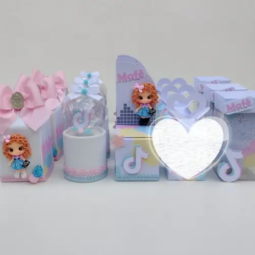Arquivo de Corte Tik Tok Menina 2 (compre 1 Leve+5
