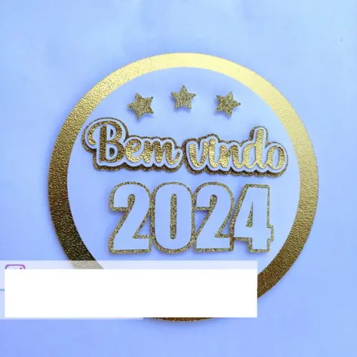 Arquivo de Corte Topo de Bolo 2024 ( Compre 1 Leve+5