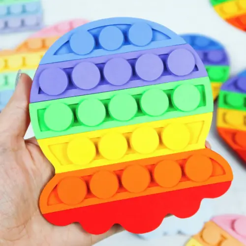 Arquivo de corte Topo de Bolo Pop It 1 ( compre 1 leve+5