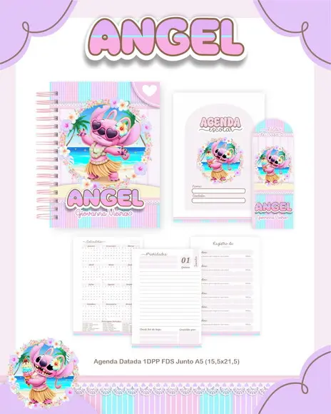 Arquivo de Corte Volta as Aulas Angel (compre 1 Lev+5