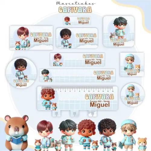 Arquivo de Corte Volta as Aulas Capivara 4 (compre 1 Lev+5