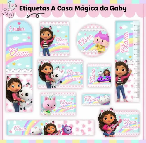 Arquivo de Corte Volta as Aulas Gabby (compre 1 Leve+5