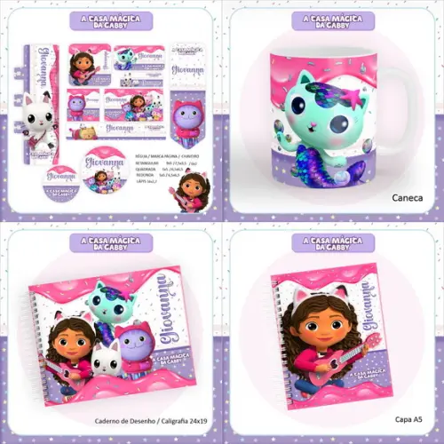 Arquivo de Corte Volta as Aulas Gabby 2 (compre 1 Leve+5