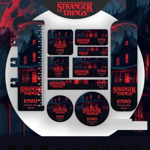 Arquivo de Corte Volta as Aulas Stranger Things (compre 1lv+5