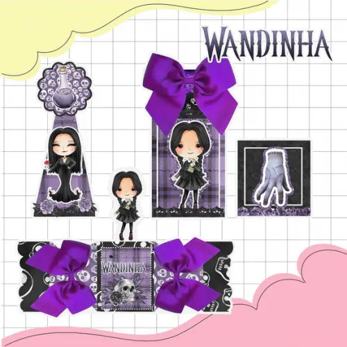 Arquivo de Corte Wandinha 4 ( compre 1 leve+5