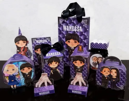 Arquivo de Corte Wandinha 7 (compre 1 Leve+5