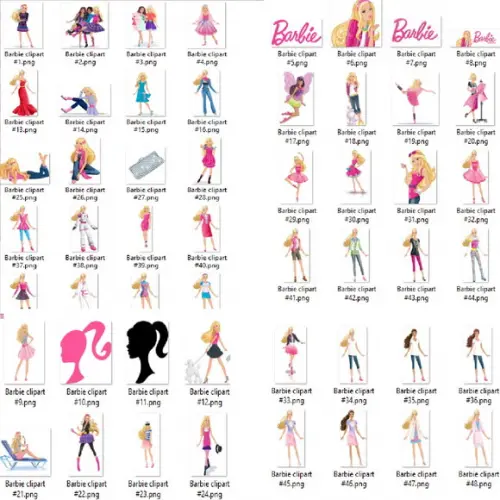Arquivo Kit Digital Barbie 2( Compre 1 e Leve + 5