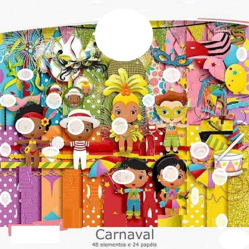 Arquivo Kit Digital Carnaval 4 ( Compre 1 e Leve+5